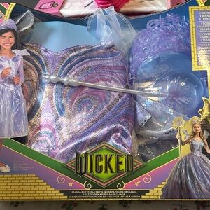 Wicked Glinda Dress Set - Purple and Silver